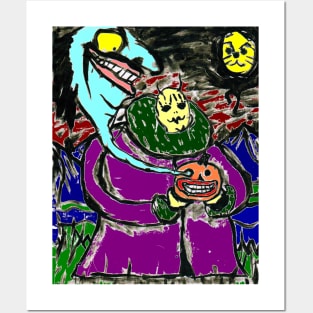 Yokai Halloween Posters and Art